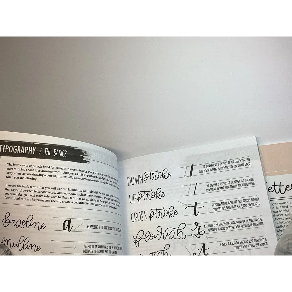 2 NEW Books‎ - Lettering and Modern Calligraphy: A Beginner's Guide Made Easy